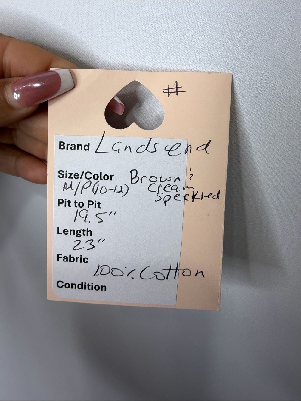 Lands’ End Brown & Cream Leopard Print Mock Neck Top - Picture 9 of 9